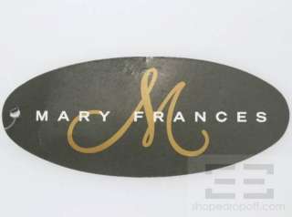 Mary Frances Light Gold Satin Beaded Jewel Clasp Evening Bag NEW 