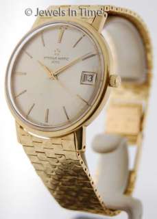 Eterna Matic Mens 3000 18K Yellow Gold Automatic JEWELS IN TIME 