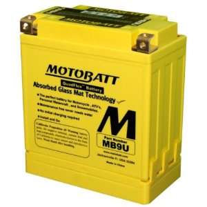   MB9U 12V 11Ah Motorcycle Battery Replaces 12N9 4B 1 Automotive