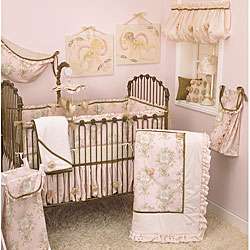 Cotton Tale Lollipops and Roses 4 piece Crib Bedding Set   