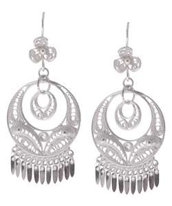 Spanish Silver Earrings (Mexico)  