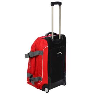   AT3 26 inch Fire Red Drop bottom Rolling Duffel Bag  Overstock