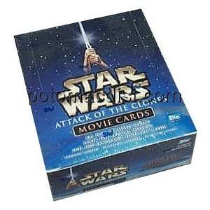  Star Wars Attack Of The Clones Trading Cards Retail Box 