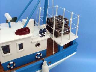 Outrigger 18 Model Fishing Boat Ship Wood  