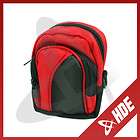 New Red/Black Zip Up Universal Digital Camera Case Pouch Bag Protector 
