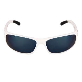Bolle Mens Anaconda Shiny White Polarized Sport Sunglasses 