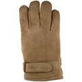 Isotoner Mens Medium Taupe Suede Gloves Today 