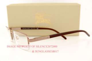 Brand New BURBERRY Eyeglasses Frames BE 1095 1016 COPPER Men 100% 