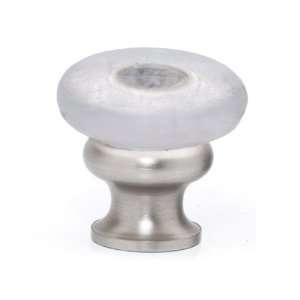  Clear Mushroom Knob 1 1/4 x 1 1/8