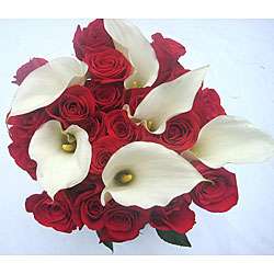 Rose & Calla Lily Bouquet  Overstock