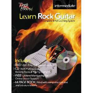  Rock House Learn Rock Guitar Intermediate Book/DVD/CD 