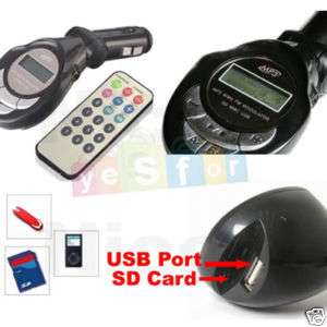 Car MP3 Player Wireless FM Transmitter USB SD Card  