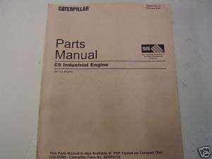 CATERPILLAR C9 INDUSTRIAL ENGINE PARTS MANUAL / BOOK  