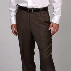   Mens Reflex Olive/ Brown Houndstooth Check Pants  