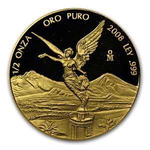  2008 1/2 oz Proof Gold Mexican Libertad Toys & Games