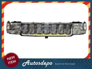 1996 1997 1998 JEEP GRAND CHEROKEE CHROME GRILL GRILLE  