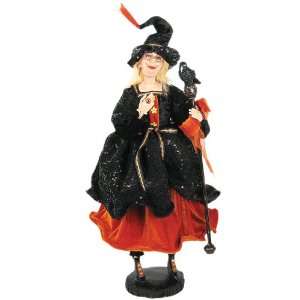 16 Upscale Halloween Standing Witch Figure   Richly Detailed W11607