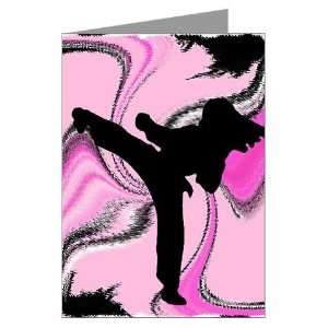  Pink Plasma Lady Note Card Set