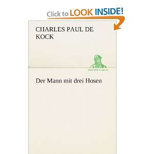  Der Mann mit drei Hosen (German Edition) (9783842408548 