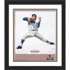  Framed Sandy Koufax Los Angeles Dodgers Lithogaph Sports 