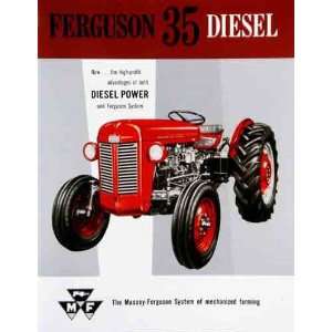    FERGUSON 35 DIESEL FARM TRACTOR SALES BROCHURE + 50 & 65: Books