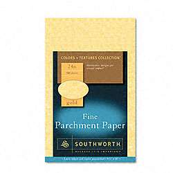 Colors+Textures Gold Parchment Paper (Box of 500 Sheets)   