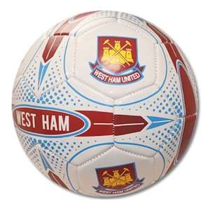  West Ham United FC   Crest Soccer Ball: Sports & Outdoors