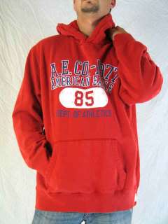 American Eagle Outfitters Unisex Red Hoodie L/S XL/TG  