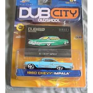  Dub City Old Skool 1960 Chevy Impala BLUE Series 1 Toys 