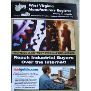  West Virginia Manufacturers Register 2008 (9781582025346 