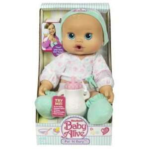   Baby Alive Newborn Pat N Burp (Blue Eyes, Blonde Hair): Toys & Games