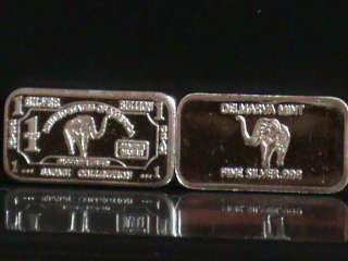 GRAM SILVER ELEPHANT BULLION BAR .999 FINE  