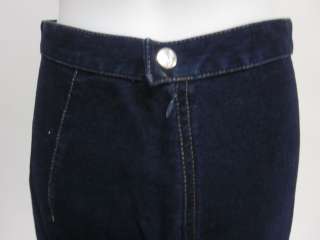 VIVIENNE WESTWOOD Dark Blue Cotton Jean Skirt Sz 8  