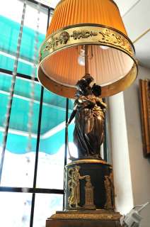   Russian Massive bronze Lamp 3 GRACES ca. 1810 Architect A.Voronikhin