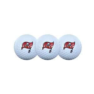 Tampa Bay Buccaneers Set of 3 Golf Balls  Sports 