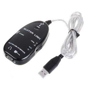  Guitar to USB Interface Link Cable for Pc / Mac Recording 