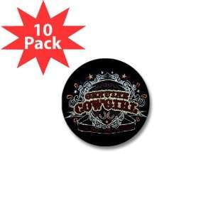    Mini Button (10 Pack) Genuine Cowgirl Love To Ride 