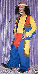 Professional Cowboy Clown Costume New pants/chaps vest  