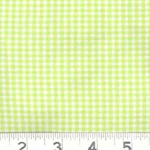   Knit Gingham Green Apple Fabric By The Yard Arts, Crafts & Sewing