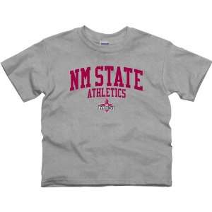   Mexico State Aggies Youth Athletics T Shirt   Ash