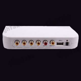 NEW 4 Channels Real time USB Mini Network IP DVR White  