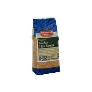  Arrowhead Mills Golden Flax Seeds, Organic, 14 oz, (pack 