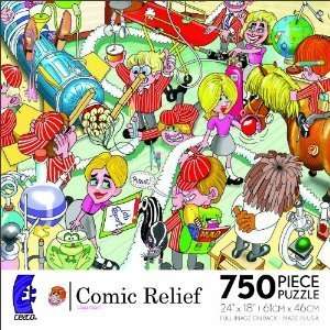   Jigsaw Puzzle   Comic Relief   Classroom   750 Pieces: Toys & Games