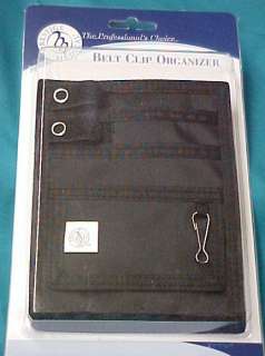 Nylon Organizer Pocket Pal Belt Clip Black EMT Medical  