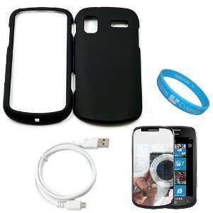  Rubberized Crystal Hard Case Cover for Samsung Focus Windows Mobile 
