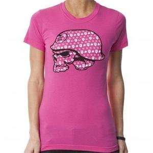 Metal Mulisha Womens Framed T Shirt   X Large/Pink