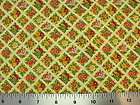 YD 35 COTTON   TINY FLORAL PRINT ON YELLOW #261  