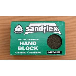  SandFlex Flexible Abrasive Block, Medium Grit, 3 x 2 x 