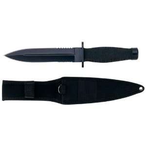  New Maxam Double Edged Fixed Blade Knife Black Surgical 