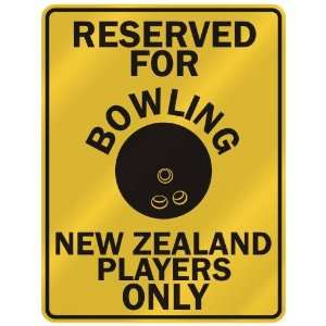   OWLING NEW ZEALAND PLAYERS ONLY  PARKING SIGN COUNTRY NEW ZEALAND